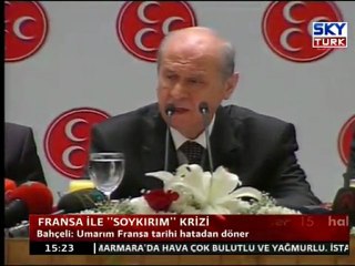 "Umarım Fransa Tarihi Hatadan Döner"