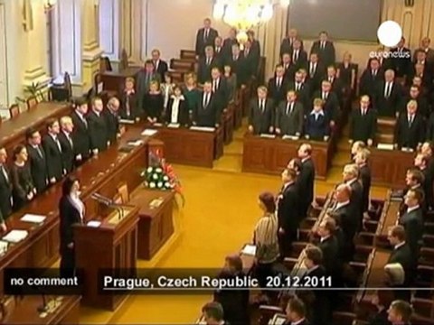 Czech parliament holds minute of silence... - no comment