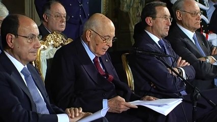 Napolitano - La crisi del governo Berlusconi