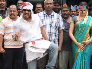 Vikram & Deeksha seth  Veedinthe movie making