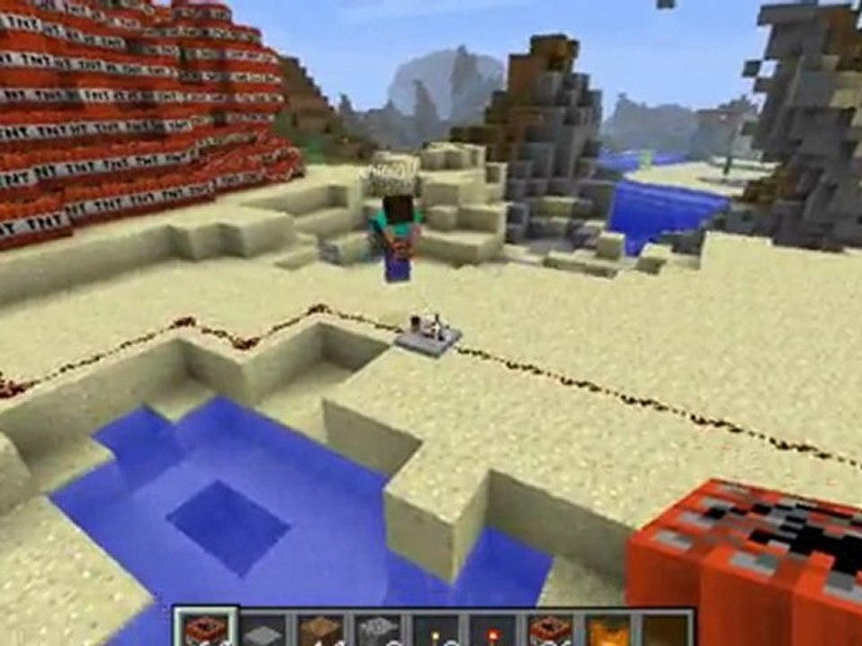 Explosion de montagne [TNT] - No world edit - Minecraft.