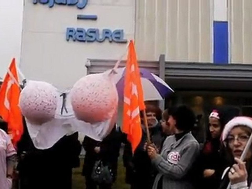 Les voeux de Noël des salariés de Lejaby