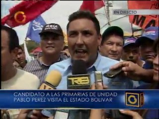 Pablo Pérez ofrece reactivar las empresas básicas