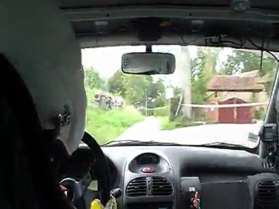 rallye du pays d'auge 2011 es1 206 xs a6k fleury / batté