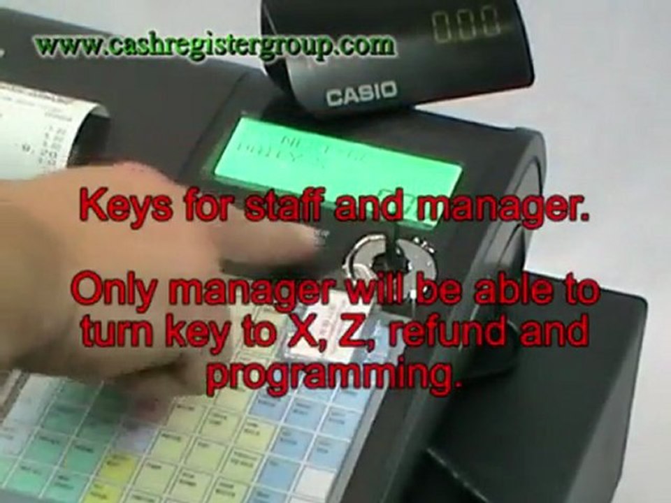 Casio SE-C300 Cash Register Sales Presentation