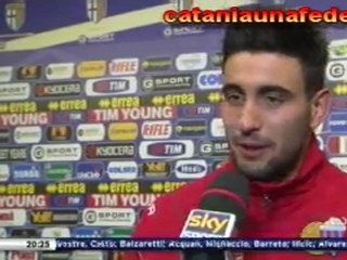 Sciacca nel prepartita di Parma-Catania