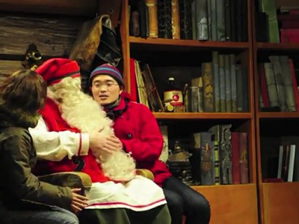 Schnee, Schlitten, Geschenke: Weihnachtsmann wohnt am Polarkreis