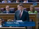 Rajoy acusa a Zapatero de mentir en el Congreso