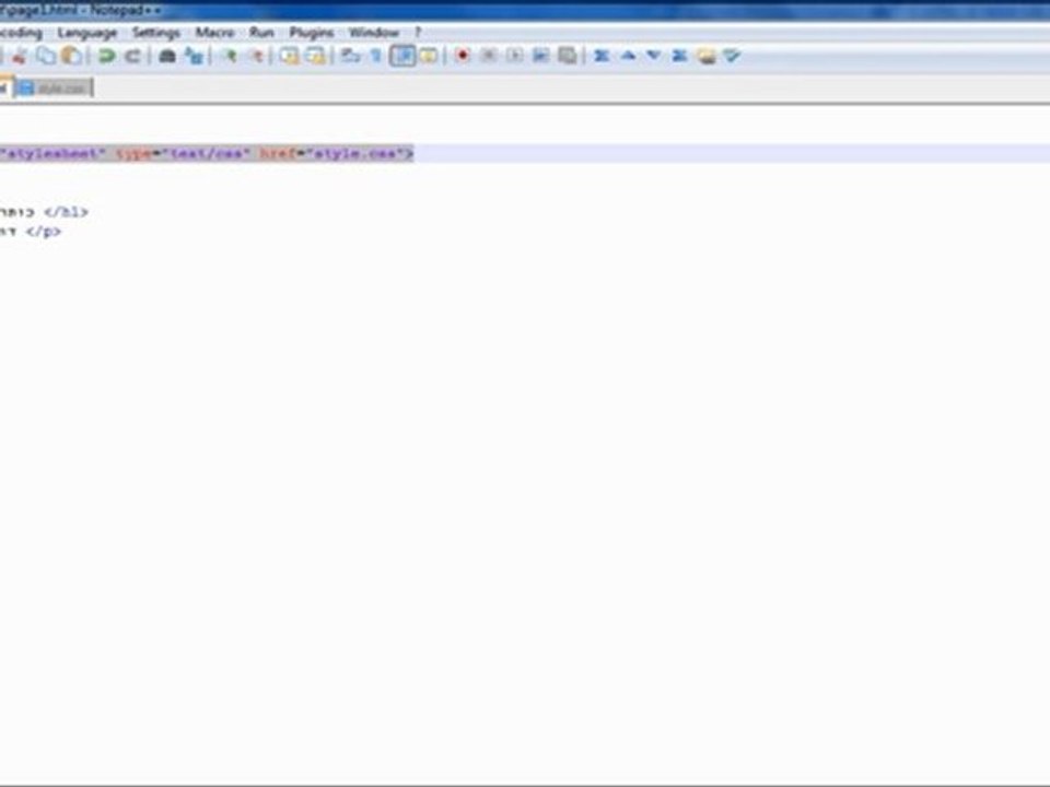 תחביר CSS