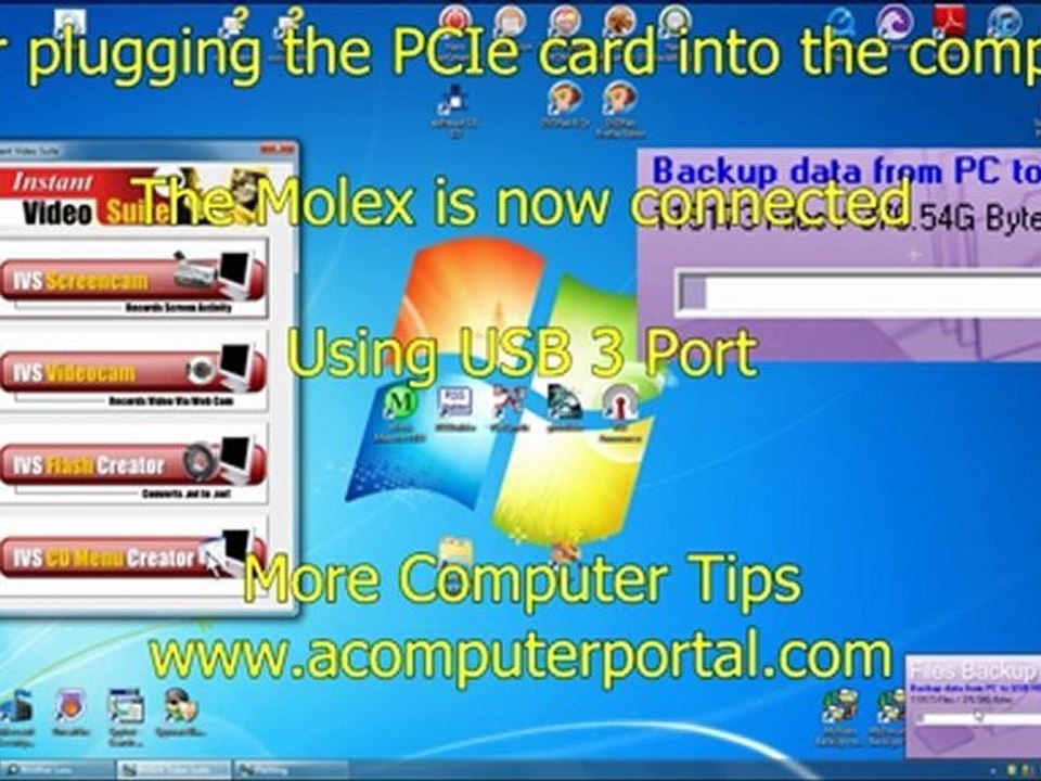 Unboxing & Review USB 3.0 PCIe Card : Renesas Electronics. Two USB3 Ports.