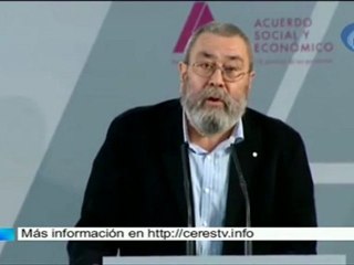 Méndez (UGT): "La cifra de paro que hemos conocido hoy  explica la voluntad de alcanzar un acuerdo"