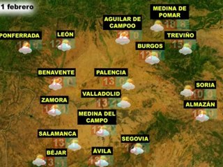 El tiempo en Castilla y León para el viernes 11 de febrero