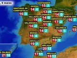 El tiempo en España, por CCAA, actualizada para el sábado 5 y domingo 6