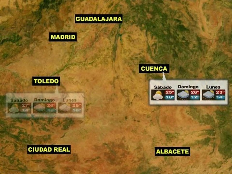 El tiempo en España por CCAA, previsión del viernes 27 al lunes 30 de mayo