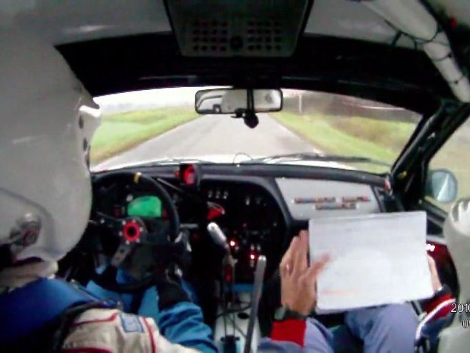 Cam Embarquée Rallye Médoc 2011 - ES2 - 306 F2-14