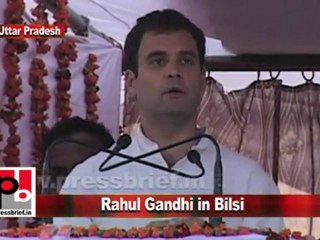 Congress Leader Rahul Gandhi in Bilsi (U.P) Part 12