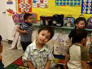 First School Cathedral City - Miss Eva's class singing _If you are happy and you know it._ (2)