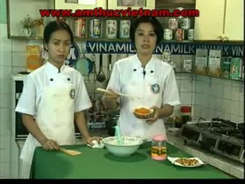 Banh beo tom chay - Am thuc Viet Nam