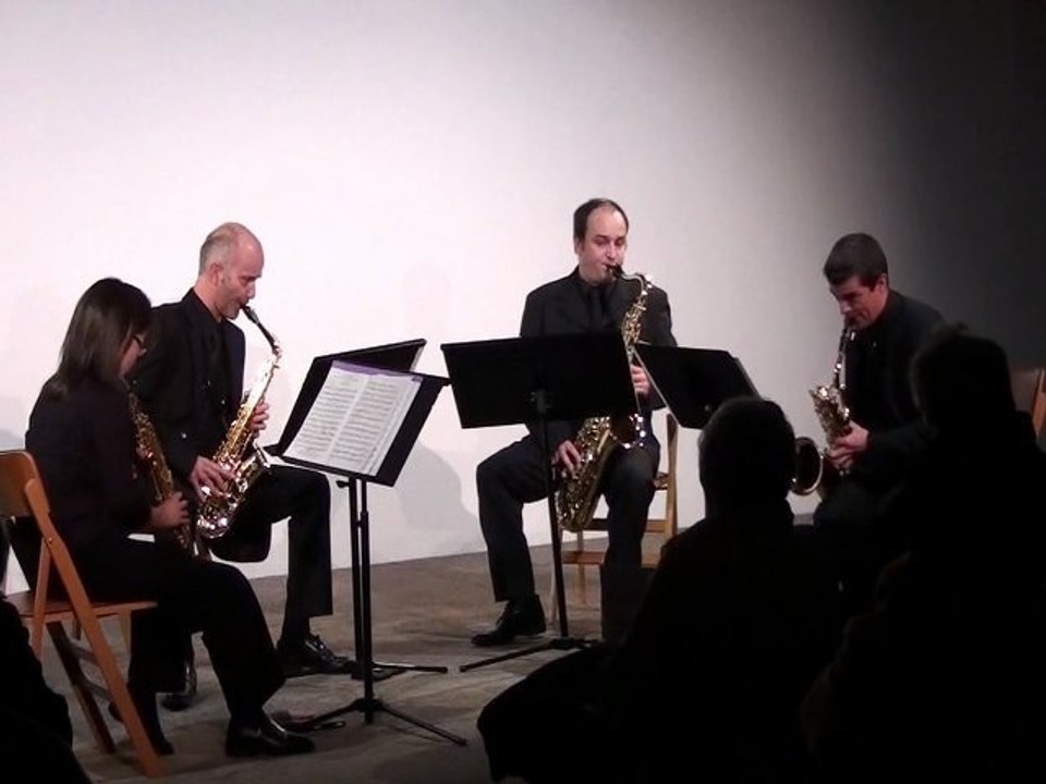 Dimanches musicaux, quartet de saxophones