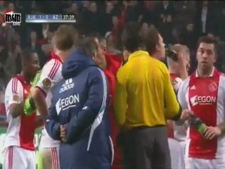 Kaleci taraftarı böyle dövdü!