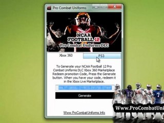 NCAA Football 12 Nike Pro Combat Premium Uniforms Free!
