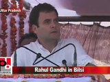 Congress Leader Rahul Gandhi in Bilsi (U.P) Part 1