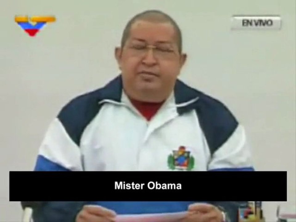 Hugo Chavez - Obama, tu es un imposteur, tu fais pitié !!!