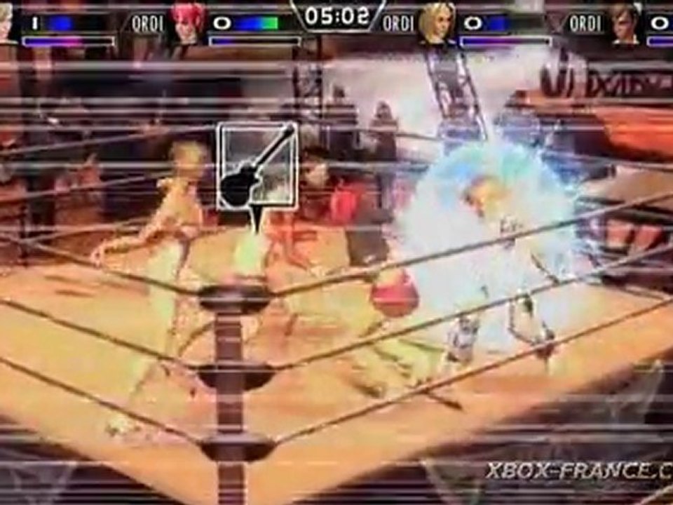 Rumble Roses XX (360) - Un combat à 4 dans lequel tous les coups sont permis.