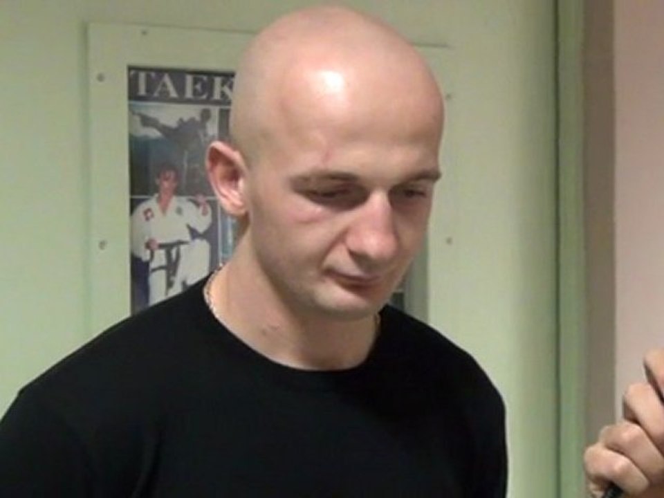 Norbert Doąbrowski na derbach Warszawy