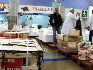 La cohue à Rungis à deux jours du réveillon de Noël