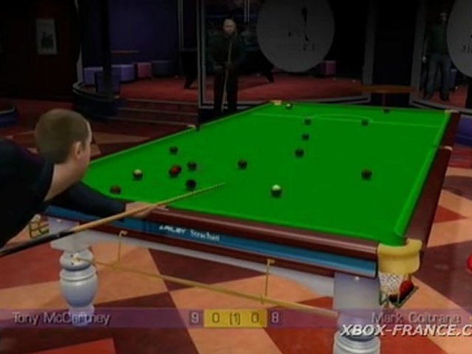 World Snooker Championship 2007 (360) - Extrait d'une partie en mode Snooker.