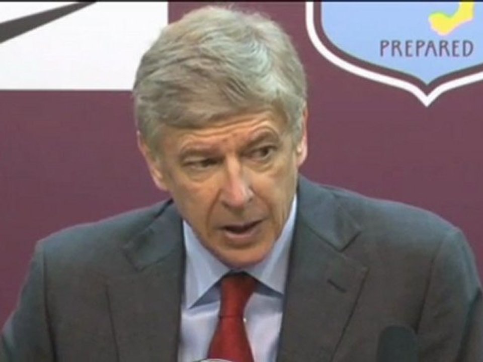 Wenger - Wir hatten etwas Glück