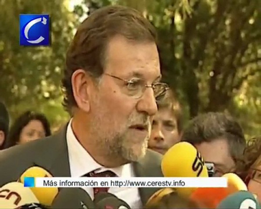 Rajoy asegura que no ha pactado fechas con Zapatero para el Debate sobre el Estado de la Nación