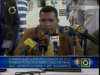 Concejales metropolitanos hablan sobre secuestro