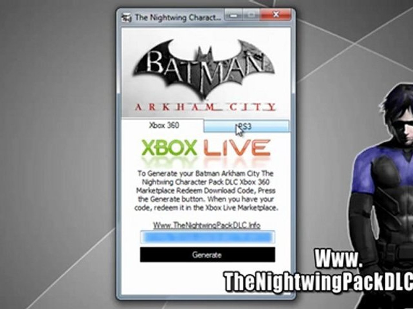 Batman Arkham City Nightwing Bundle Pack DLC Free Xbox 360 - PS3 - video  Dailymotion