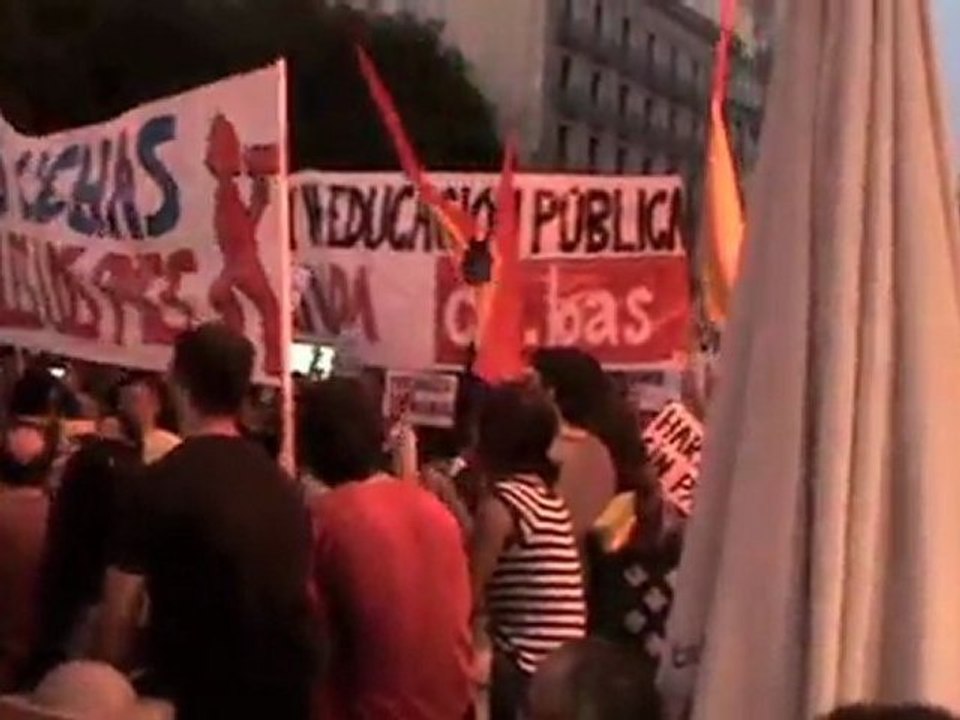 Madrid 15 octobre 2011 Marche des indignés