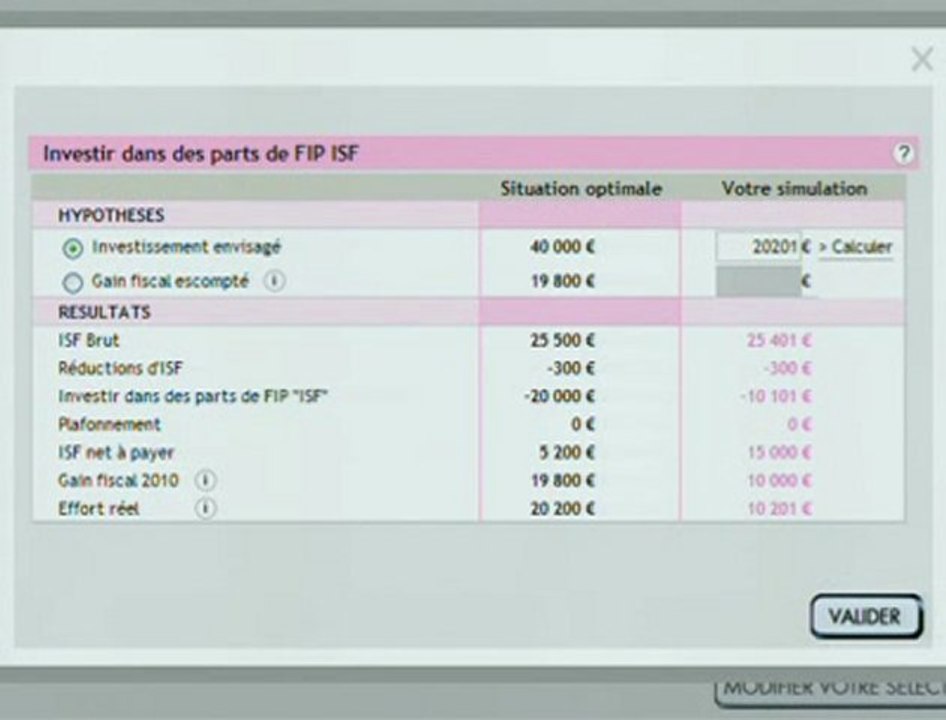 Le simulateur ISF