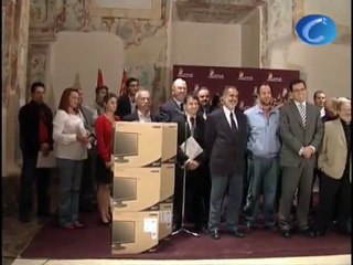 Donación ordenadores por parte de la DG Deportes JCyL