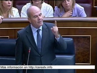 Sesión de Control; Chaves a Rajoy: ''Acaba con el pantano de corrupción del PP''