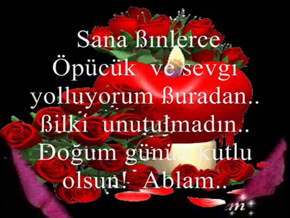 Dogum Günün Kutlu Olsun Canim Ablam
