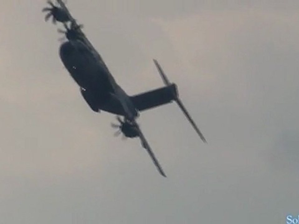 First public demonstration of the Airbus A400M F-WWMT in the Antaturk Airshow 19/07/11