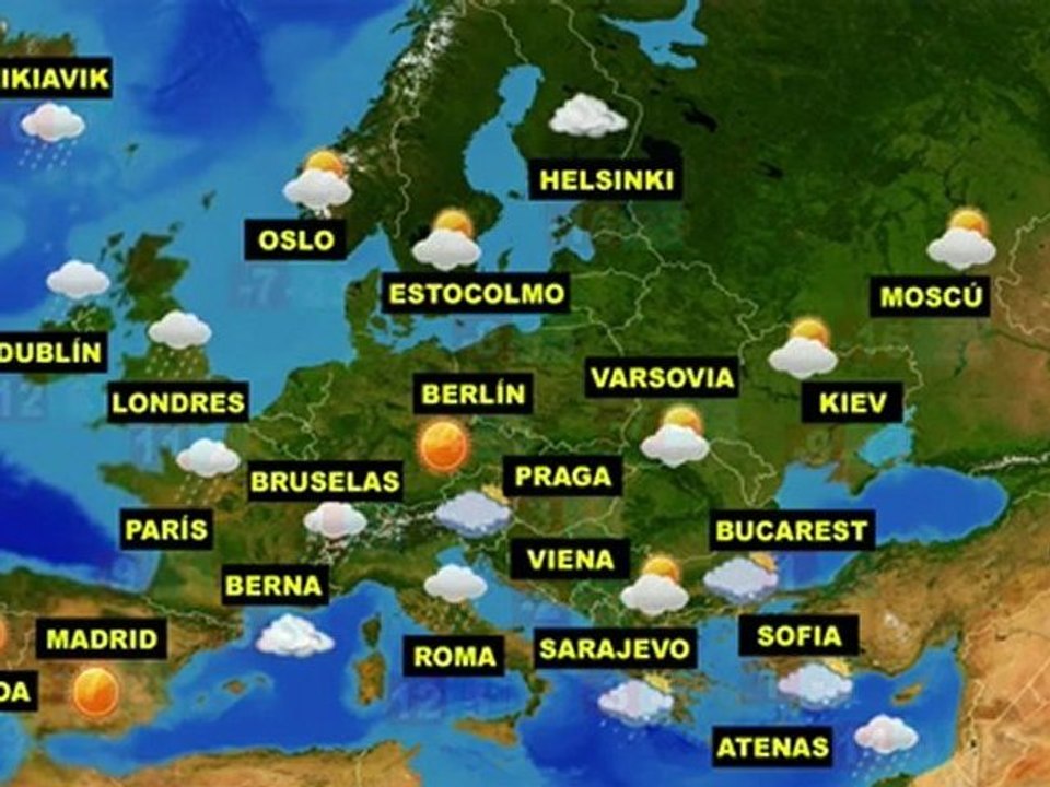 El tiempo en Europa, por países, previsión miércoles 23