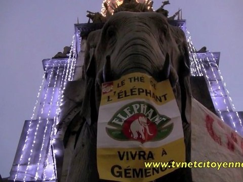 Les Fralibs (Thé Lipton) manifestent à Chambéry