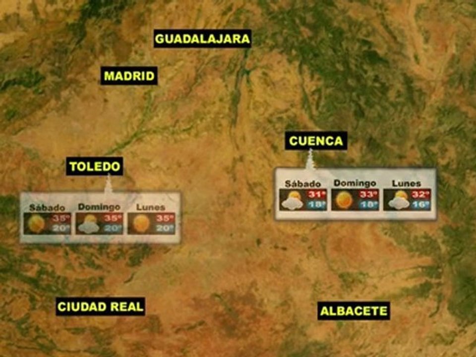 El tiempo en España por CCAA, previsión del viernes 12 al lunes 15 de agosto