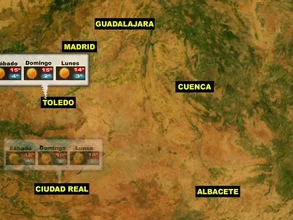 El tiempo en España por CCAA, previsión del  viernes 25 al lunes 28 de noviembre