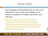 Submit Feed RSS to Top 40  Feed Directories Using this Free Automated RSS Feed Submitter for more website traffic and faster search engine rankings.