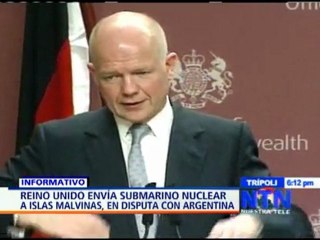 Download Video: Reino Unido evalúa enviar un submarino nuclear a las islas Malvinas - NTN24.com