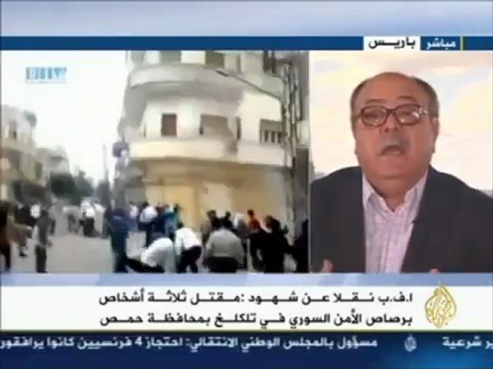 Al jazeera  syria news   عبد الرزاق عيد هذه دعوات أمينة وليست دعوات حوارقناة الجزيرة أخبار سورية