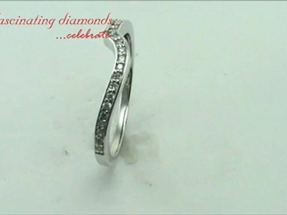 Round Cut Diamond Wedding Anniversary Band Pave Set