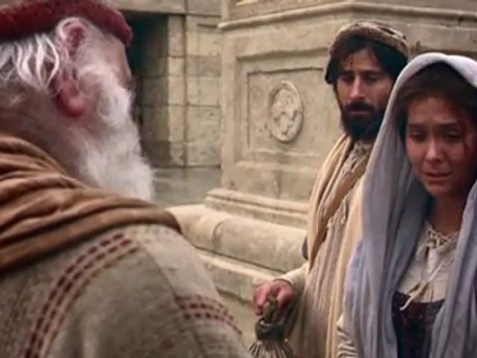 The Christ child is presented at the Temple